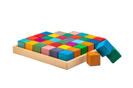 Set Handmade, 36 Cuburi in ladita - imagine 2