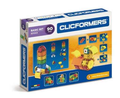 Set de construit Clicformers-Santier, 74 piese - imagine 3