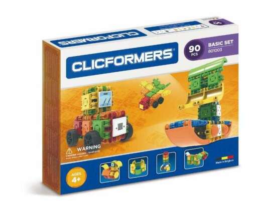 Set de construit Clicformers-Basic 90 piese