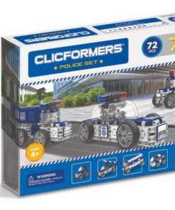 Set de construit Clicformers-Politie, 72 piese