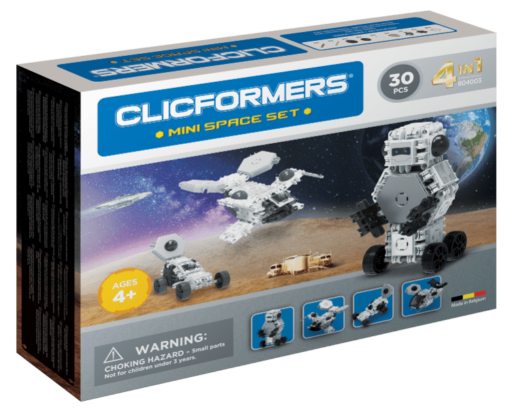 Set de construit Clicformers-Mini Spatiu 30 piese
