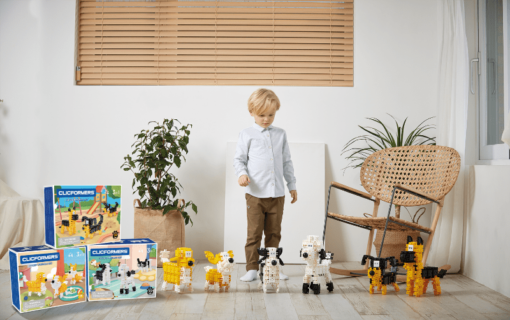 Set de construit Clicformers-Animale prietenoase, 79 piese - imagine 4
