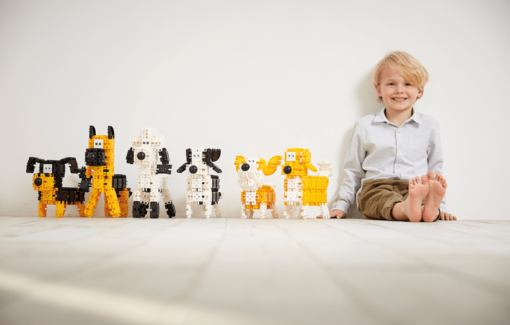 Set de construit Clicformers-Animale prietenoase, 79 piese - imagine 5