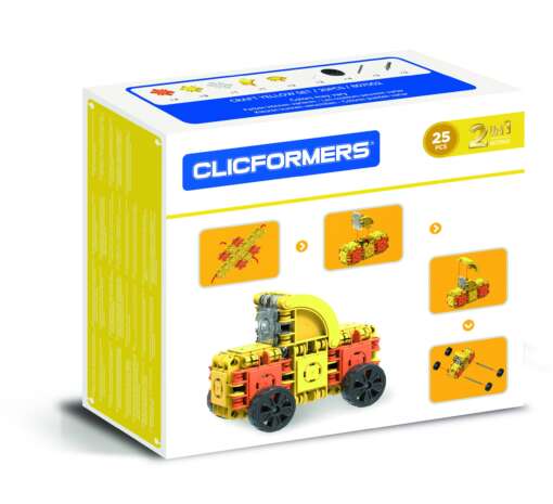 Set de construit Clicformers- Craft, galben - imagine 5