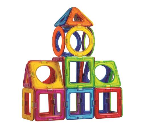 Set magnetic de construit- Magformers Basic Plus 30 set - imagine 4