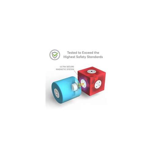 Set cuburi din spuma cu magnet Blockaroo, Castel 35 piese - imagine 2