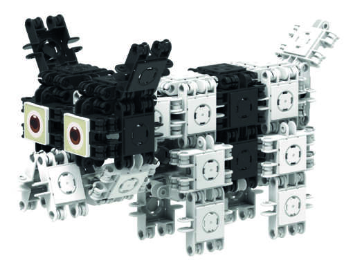 Set de construit Clicformers- Catei prietenosi, 123 piese - imagine 5