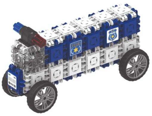 Set de construit Clicformers-Politie, 72 piese - imagine 4