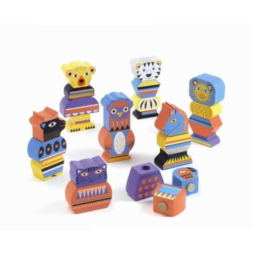 Set de construit figurine animale Zetribu Djeco - imagine 2