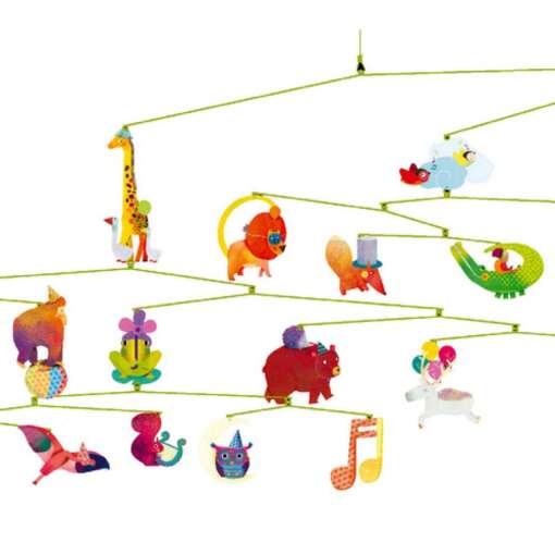 Decoratie mobila Animale vesele Djeco - imagine 3