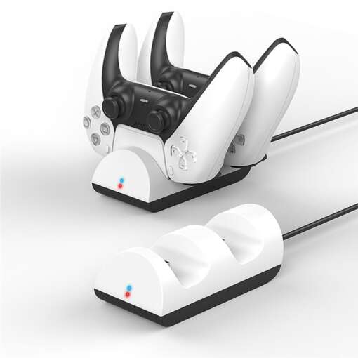 Stand incarcare (dual charger) pentru controller consola PlayStation 5, Goobay - imagine 4