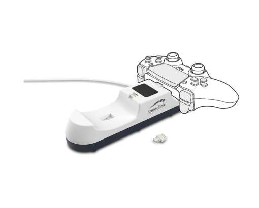 Stand incarcare (dual charger) pentru controller consola PlayStation 5, Speedlink, SL-460001-WE