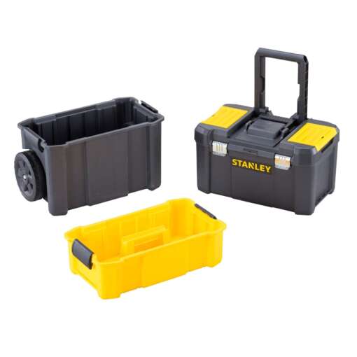 Cutie pentru scule Stanley Mobil Esential 3-in-1, 476 x 208 x 630 mm - imagine 2