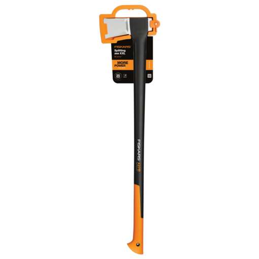Topor Fiskars X27 XXL, pentru despicat, lama otel carbon + coada poliamida armata cu fibra, 2580 g - imagine 2