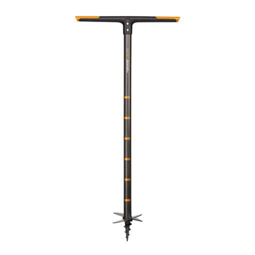 Burghiu manual pentru pamant Quickgrill Fiskars 134720, otel, D 15 cm, 1.11 m
