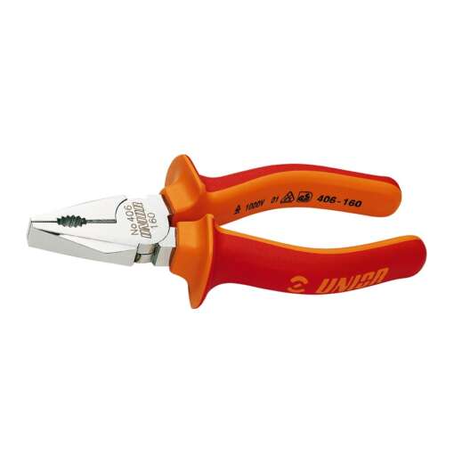 Cleste combinat Unior 406 VDE izolare la 1000 V, 200 mm