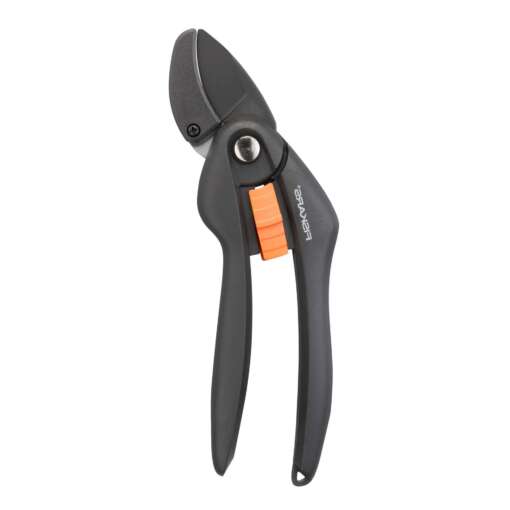 Foarfeca de gradina Fiskars SingleStep 111250, cu nicovala, lama otel carbon, 20 cm