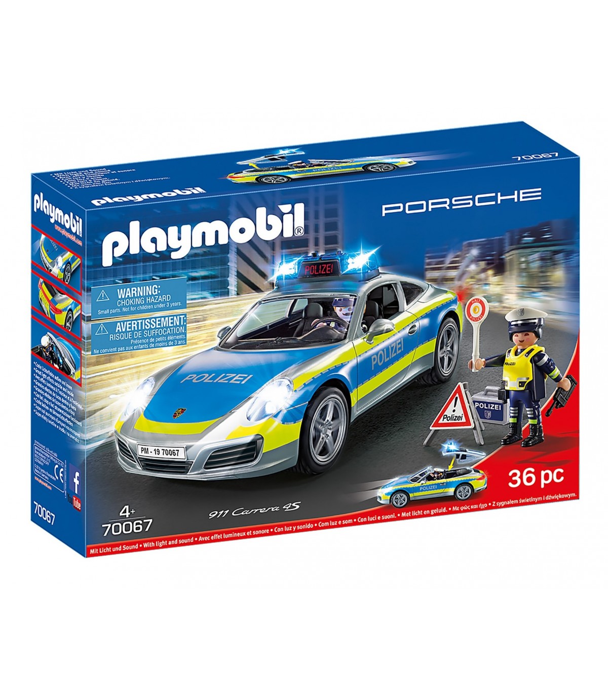 Figurine Playmobil Action PM70067 ? Porsche 911 Carrera 4S