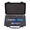 Trusa antrenor cu clichet reversibil + 7 capete chei, Unior 628306, prindere 1/2 inch