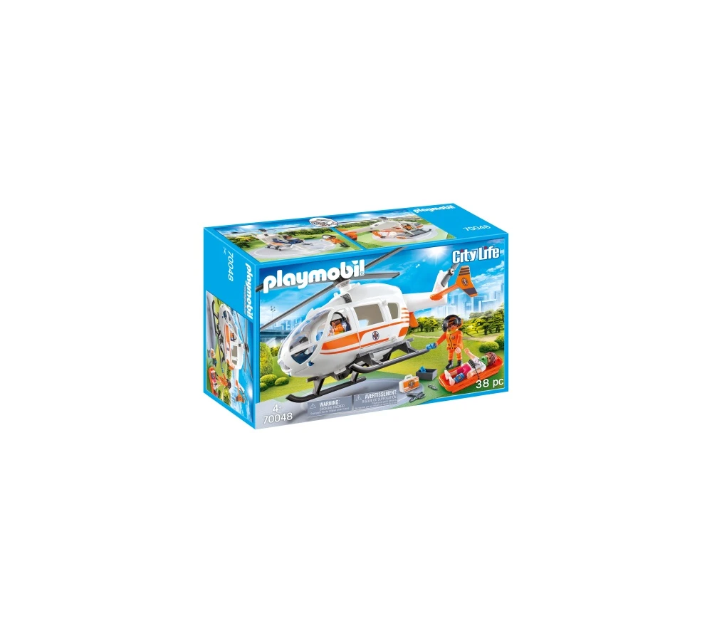 Figurine Playmobil City Action PM70048 ? Elicopterul de salvare