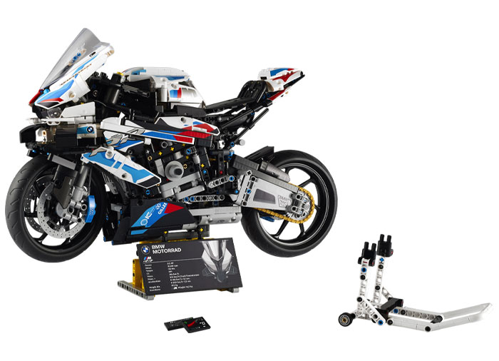 LEGO Technic Motocicleta BMW M1000 RR K66, 1920 piese, 42130 - imagine 2