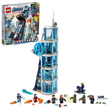 LEGO Super Heroes - Lupta din turn a Razbunatorilor 76166, 685 piese - imagine 3