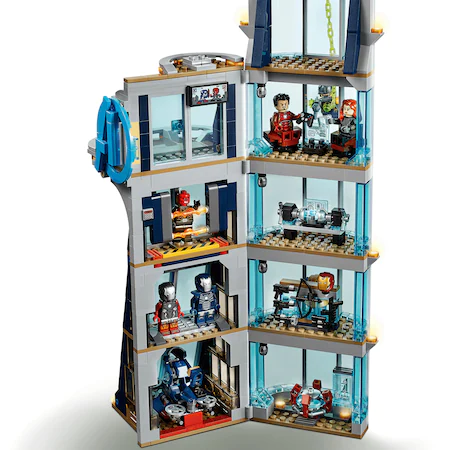 LEGO Super Heroes - Lupta din turn a Razbunatorilor 76166, 685 piese - imagine 2
