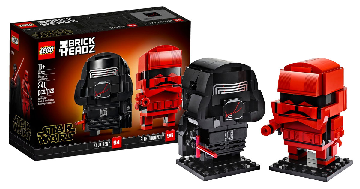 AMAG LEGO BrickHeadz Kylo Ren si Sith Trooper 75232, 240 piese