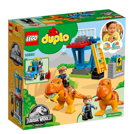 LEGO DUPLO - Jurassic World Turnul T. Rex 10880, 22 piese - imagine 3