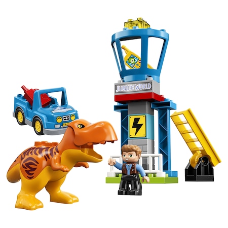 LEGO DUPLO - Jurassic World Turnul T. Rex 10880, 22 piese - imagine 2