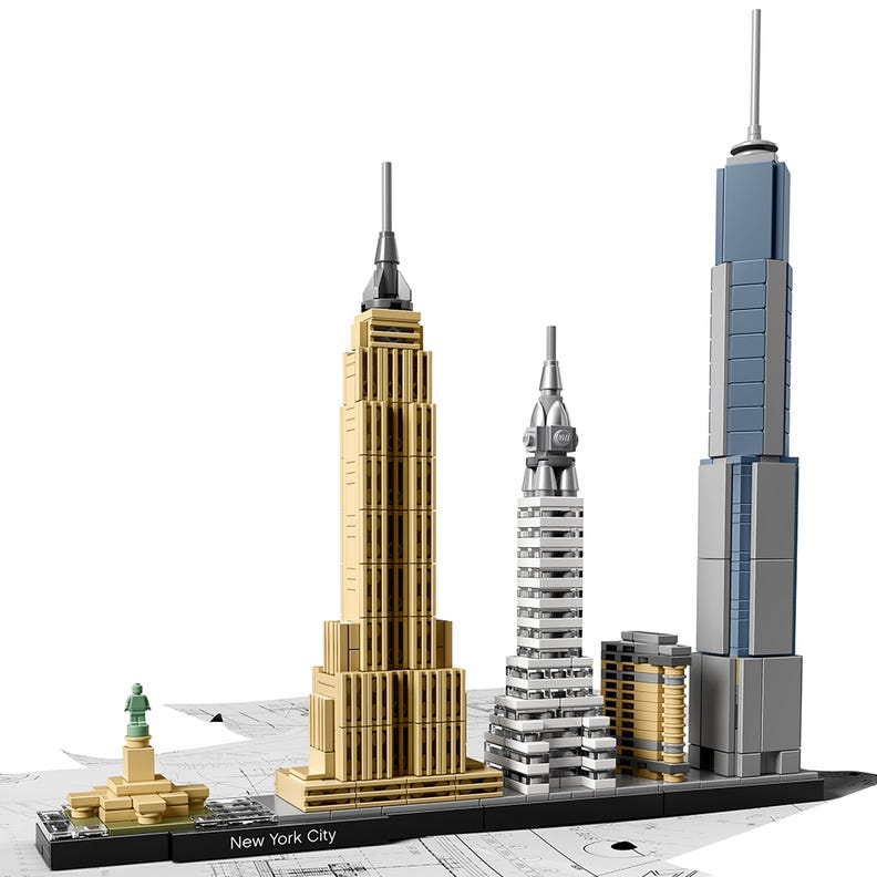 LEGO Architecture - New York 21028, 598 piese