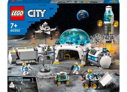LEGO City - Baza stiintifica de pe Luna 60350, 786 piese