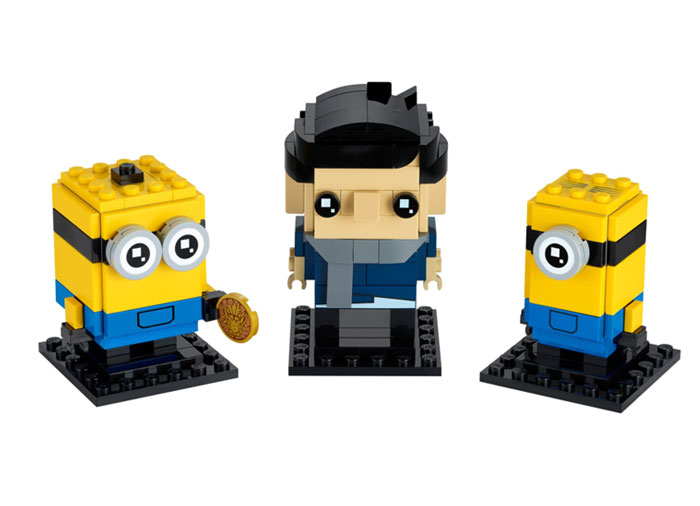 LEGO Brickheadz - Gru, Stuart si Otto 40420, 244 piese