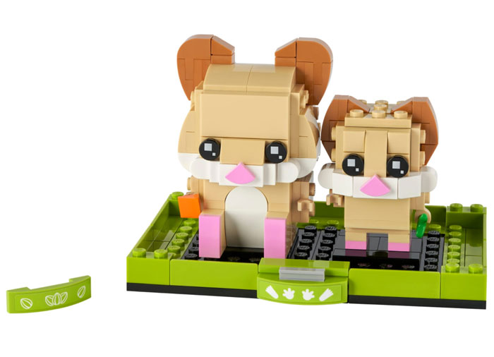 LEGO Brickheadz - Hamsteri 40482, 243 piese