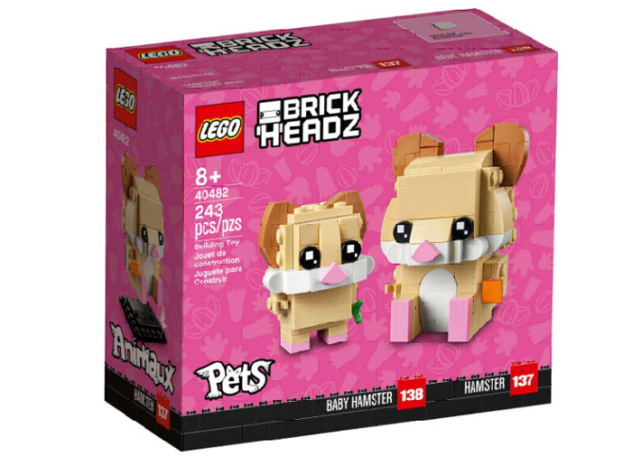 LEGO Brickheadz - Hamsteri 40482, 243 piese - imagine 2