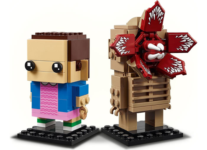 LEGO Brickheadz - Demogorgon si Eleven 40549, 192 piese