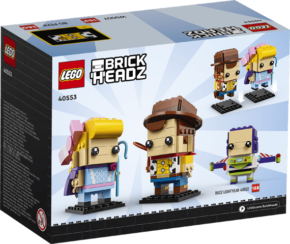 LEGO Brickheadz - Woody si Bo Peep 40553, 296 piese - imagine 2