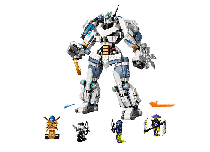LEGO Ninjago - Robotul Titan al lui Zane 71738, 840 piese - imagine 3