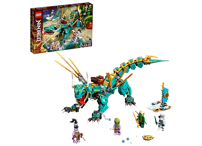 LEGO Ninjago - Dragonul din jungla 71746, 506 piese