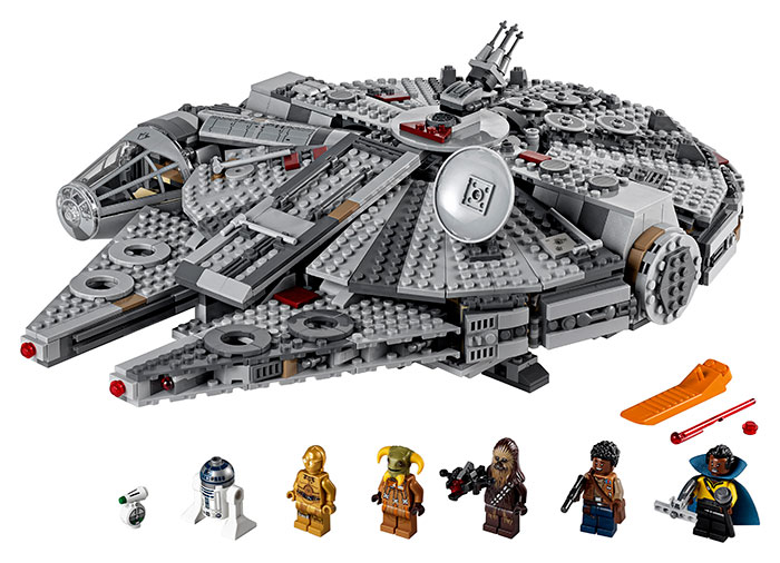 LEGO Star Wars - Millennium Falcon 75257, 1353 piese - imagine 2