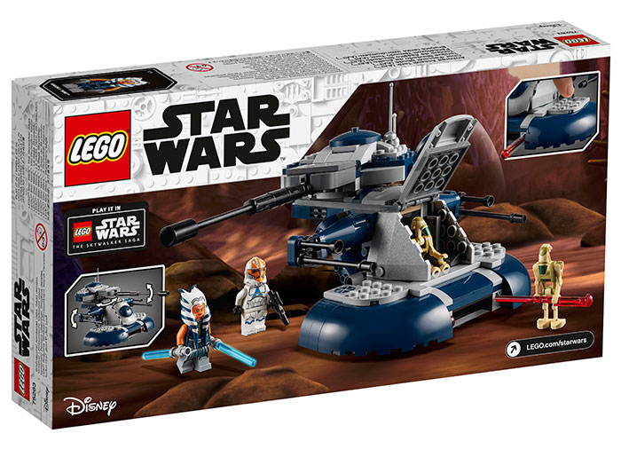 LEGO Star Wars - Tanc blindat de asalt (AAT?) 75283, 286 piese - imagine 3