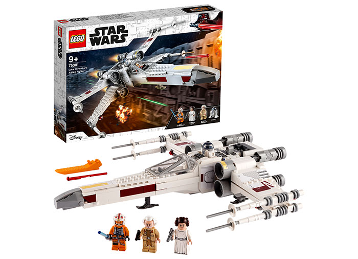 LEGO Star Wars - Nava X-Wing al lui Luke Skywalker 75301, 474 piese
