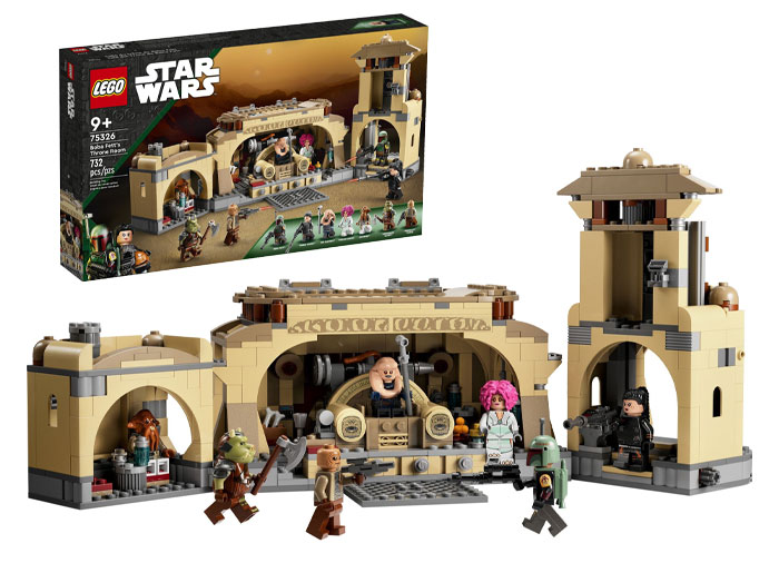 LEGO Star Wars - Camera tronului lui Boba Fett 75326, 732 piese