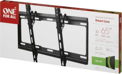 Suport profesional universal inclinabil pentru TV, diagonale 32"-65", max 80 kg, One For All, WM2421 - imagine 2