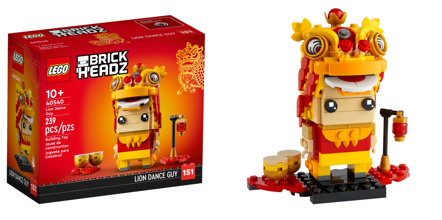 LEGO Brickheadz - Dansator in Dansul leilor 40540, 239 piese