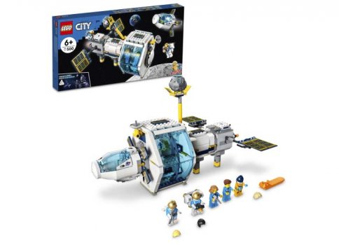 LEGO City - Statie Spatiala Selenara 60349, 500 piese