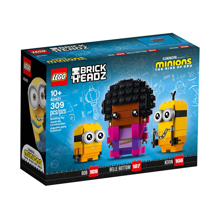 LEGO Brickheadz - Belle Bottom, Kevin si Bob 40421, 309 piese - imagine 2