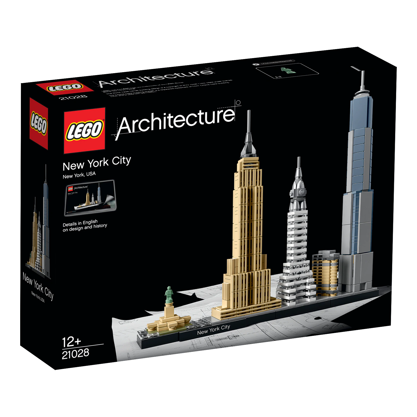 LEGO Architecture - New York 21028, 598 piese - imagine 3