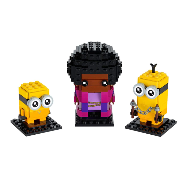 LEGO Brickheadz - Belle Bottom, Kevin si Bob 40421, 309 piese