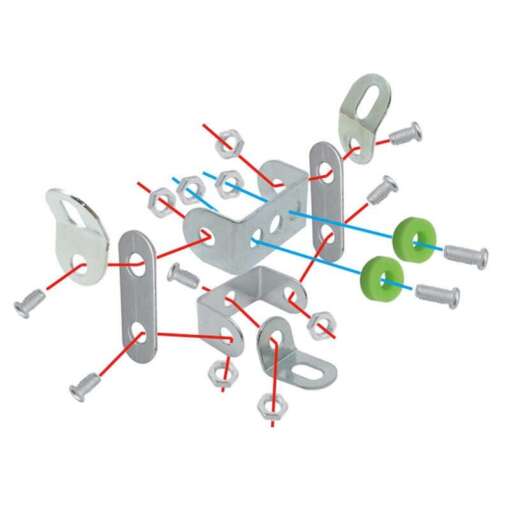 Set constructie - Robotel cu roti, TOBAR, T38281, 5038728144046 - imagine 5